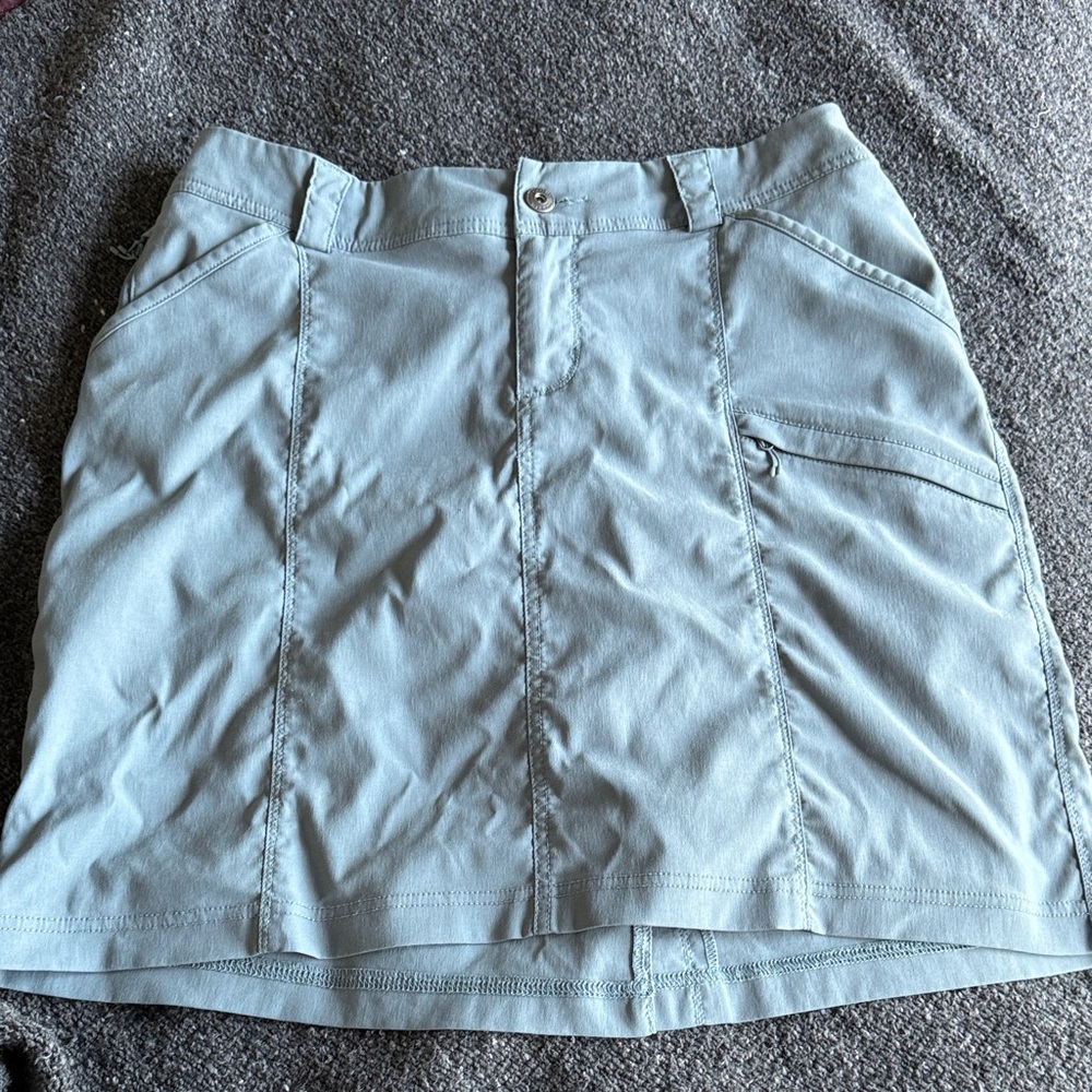 Duluth Trading Co Women's Teal Mini Skort - Picture 5 of 6